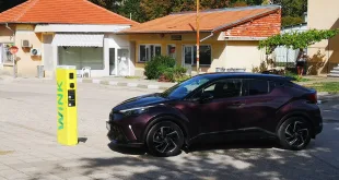 Зарядна станция за електромобили заработи в Белене