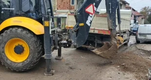 Продължава реконструкцията на водопроводна мрежа на улица „Люляк“ в Плевен