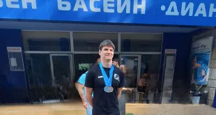Плевенчанинът Дейвид Найденов е двукратен вицешампион по плуване на България